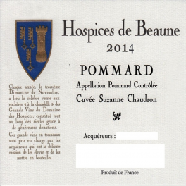 Pommard 2014 Cuvée Suzanne Chaudron 75cl 
