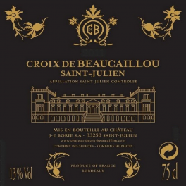 La Croix de Beaucaillou 2009 Saint Julien second vin de Ducru Beaucaillou 75cl