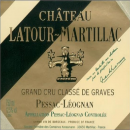 Latour Martillac blanc 2020 AOC Pessac Leognan CC 75cl Primeur