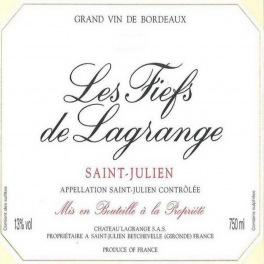 Fiefs de Lagrange (Les) 2020 AOC Saint Julien 2nd vin 75cl Future