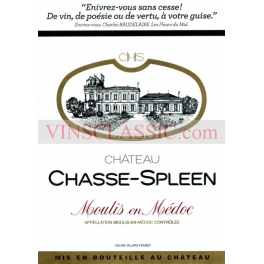 Chasse Spleen 2012 Moulis Cru Bourgeois 75cl 